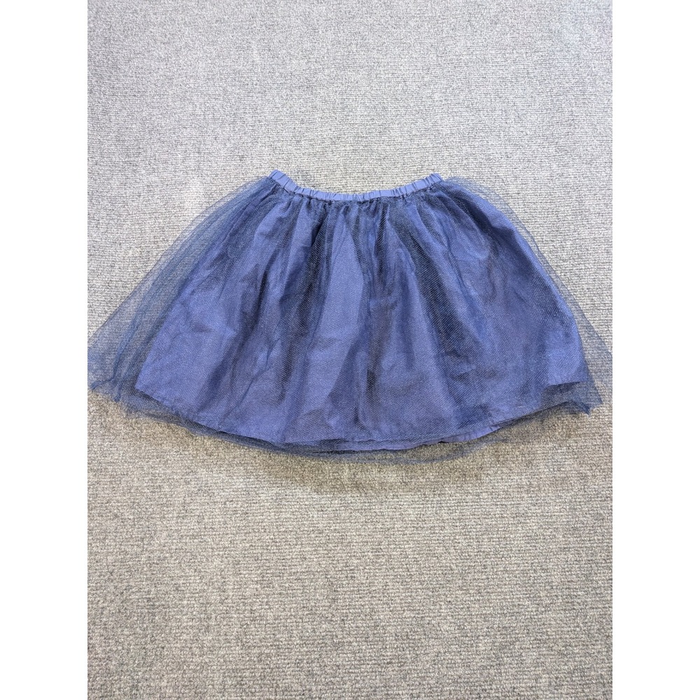 Mini Boden Tulle Tutu Skirt Kids Size 5-6Y Navy Blue